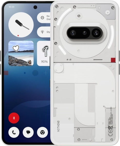 Handy Smartphone Nothing Phone 3a 5G 6,77″ 8+128GB Weiß BIANCO