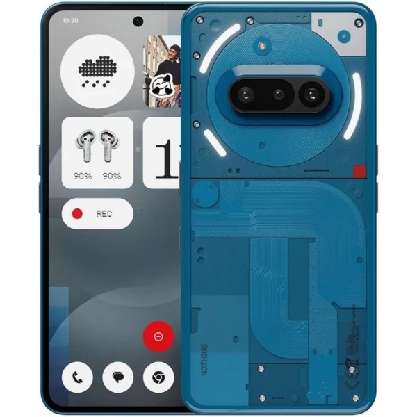 Handy Smartphone Nothing Phone 3a 5G 6,77″ 12+256GB Blau Blau Azur