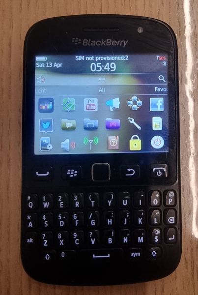 BlackBerry 9720 Smartphone (Vodafone Network) – Schwarz