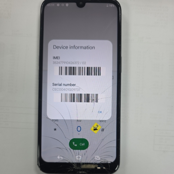 Doro 8100 4G entsperrt Smartphone für Senioren 32GB Display beschädigt 372