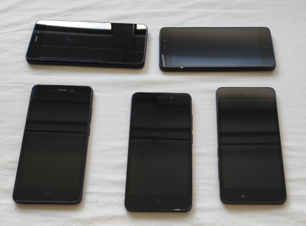 Restposten 5x ZTE Blade X3 Blade Smartphone Handy unvollständig ungetestet