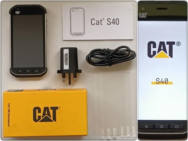 CAT S40 Dual SIM Rugged Smartphone (entsperrt), 16GB **BITTE BESCHREIBUNG LESEN**