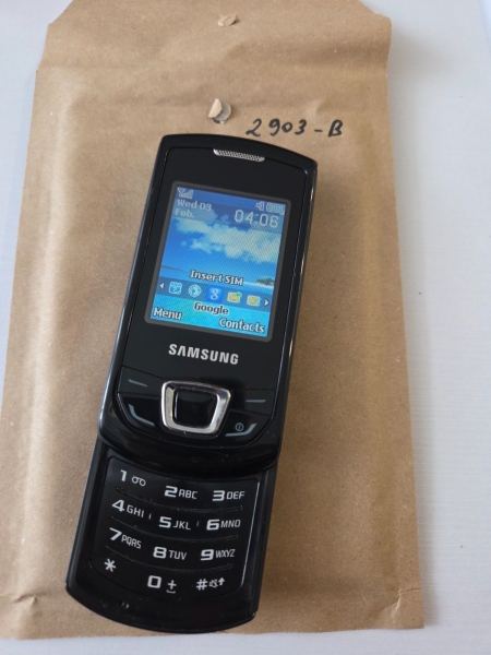 Samsung Monte Slide GT-E2550 Handy (entsperrt) – Strong Black