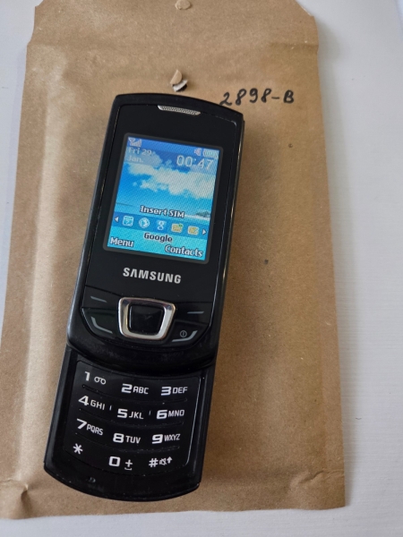Samsung Monte Slide GT-E2550 Handy (entsperrt) – Strong Black