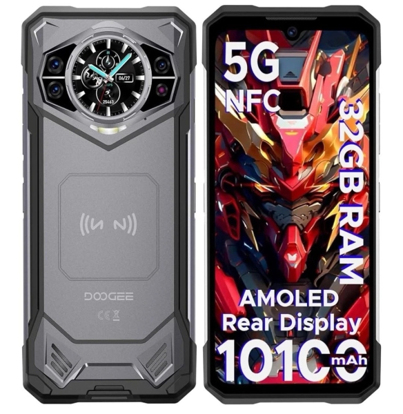 Doogee S200 Rugged Smartphone 5G 2025 32GB 256GB DDR5 10100mAh 33W Android