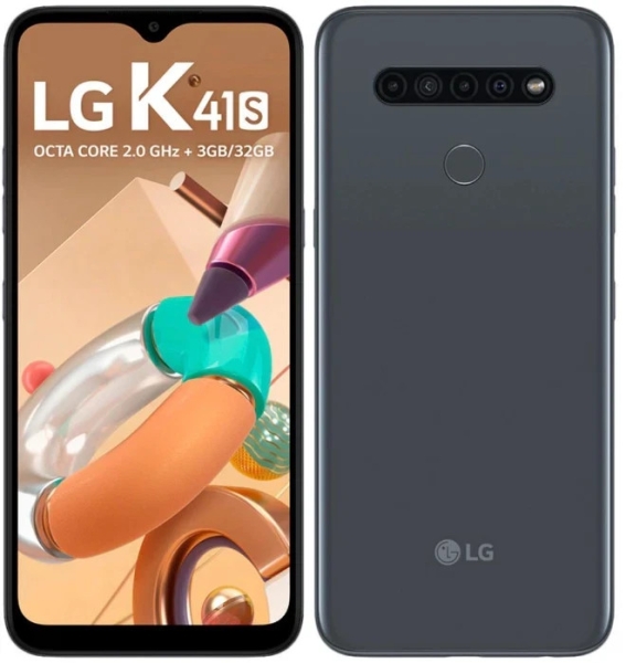 LG K41s 32GB LM-K410 Android Smartphone Handy Dual Sim schwarz entsperrt TOP