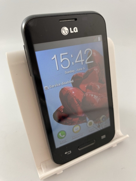 LG L40 D160 schwarz entsperrt Single SIM 4GB 3,5″ 3,15MP Android Smartphone