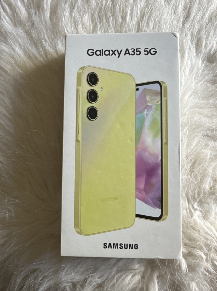 Samsung A35 5G Smartphone Android 6,6″ SIM-frei 128GB zitronengelb – UK-Modell