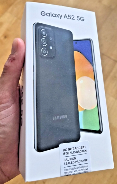 NEU Samsung Galaxy A52 2021 entsperrt 5G Dual SIM 128GB Android 14 Smartphone