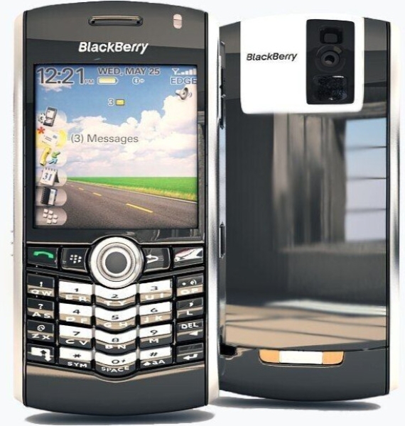 BlackBerry 8100 Silber-Grau  (Ohne Simlock) Smartphone-Top-Wie Neu!!!