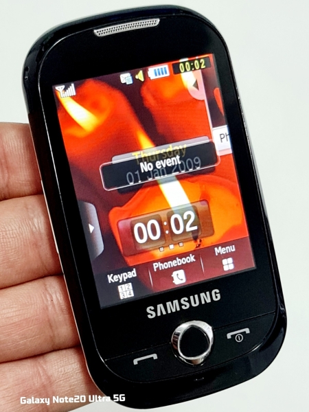 Samsung Genio Touch GT-S3650 (entsperrt) Smartphone Top Zustand Schwarz