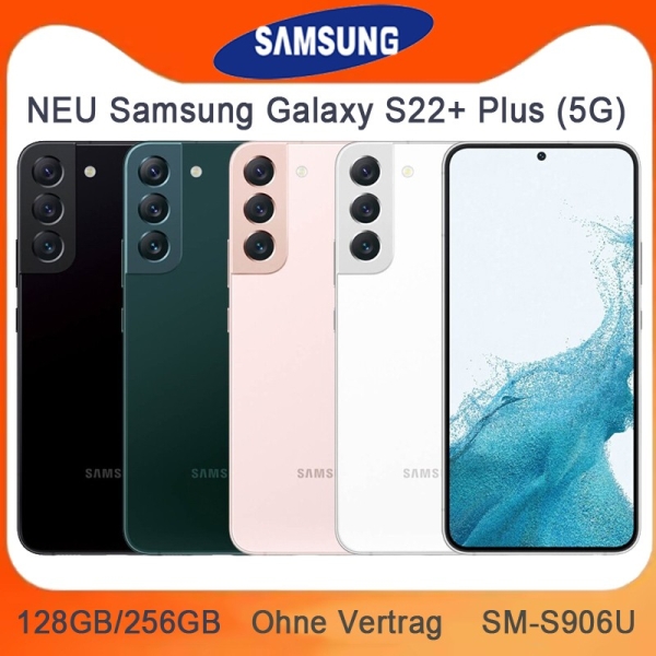 Neu Samsung Galaxy S22+Plus (5G) 128GB/256GB Smartphone Handys Ohne Vertrag