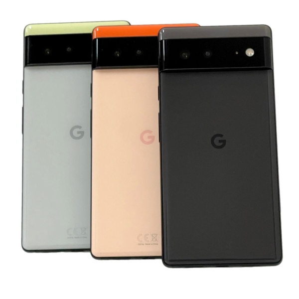 Google Pixel 6 128GB 256GB 5G entsperrt schwarz grün pink Smartphone Handy | Gut