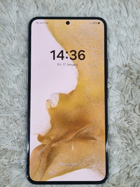 Samsung Galaxy S22 128GB 5G, entsperrt, schwarz, Smartphone.