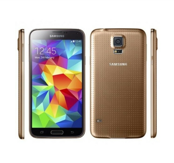 Samsung Galaxy S5 SM-G900F 16GB Gold in sehr gutem Zustand (o2)