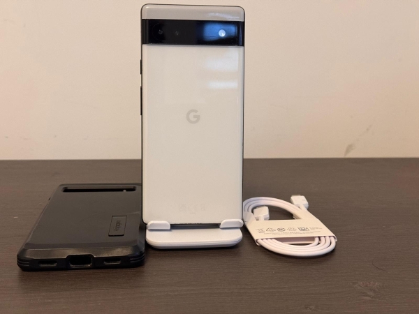 Google Pixel 6a 128GB Chalk entsperrt Smartphone – gebraucht guter Zustand UK Verkäufer