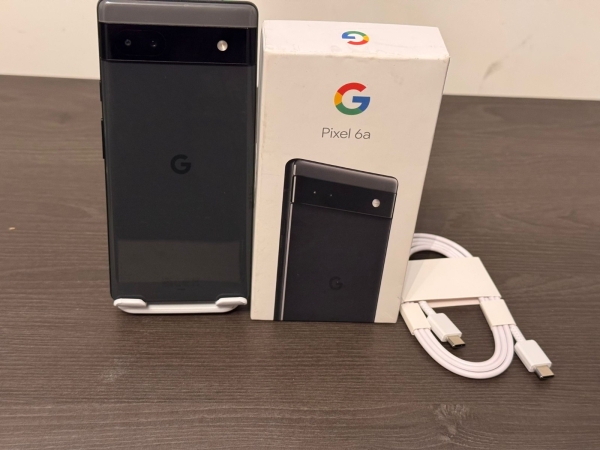 Google Pixel 6a 128GB anthrazit entsperrt Smartphone – gebraucht guter Zustand UK
