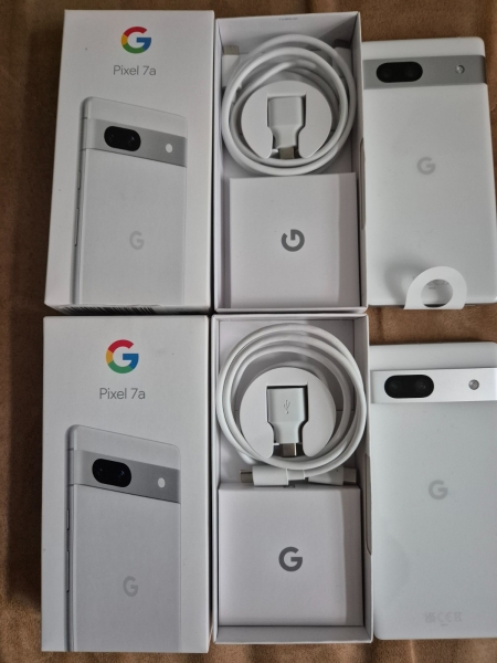 Smartphone Google Pixel 7a 128 GB weiß Top-Zustand