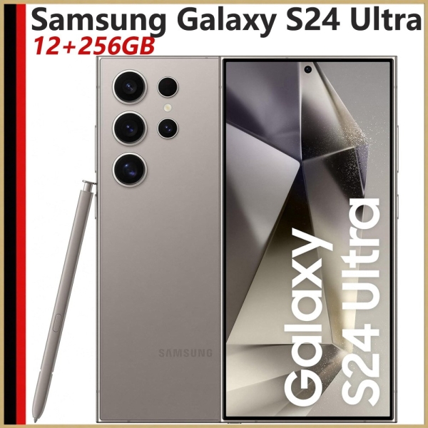 Neu Samsung Galaxy S24 Ultra 5G SM-S928U 12+256GB Handy Smartphone Grau 6,8“
