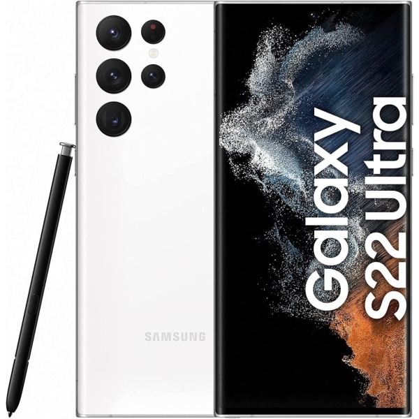 Samsung Galaxy S22 Ultra S908B/DS 512GB White Android Smartphone