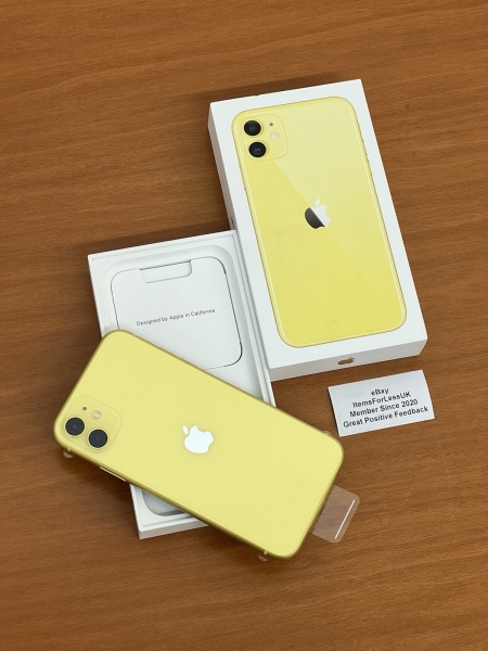 NEU OVP Apple iPhone 11 64GB gelb 4G entsperrt 6,1″ – 100% Batteriezustand