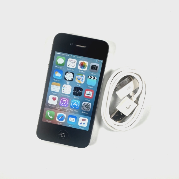 Apple iPhone 4s 16GB Vodafone Schwarz GUTER ZUSTAND GRADE B 154