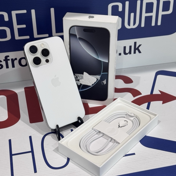 Apple iPhone 16 Pro 5G Smartphone 1TB entsperrt SIM-frei – weiß titan