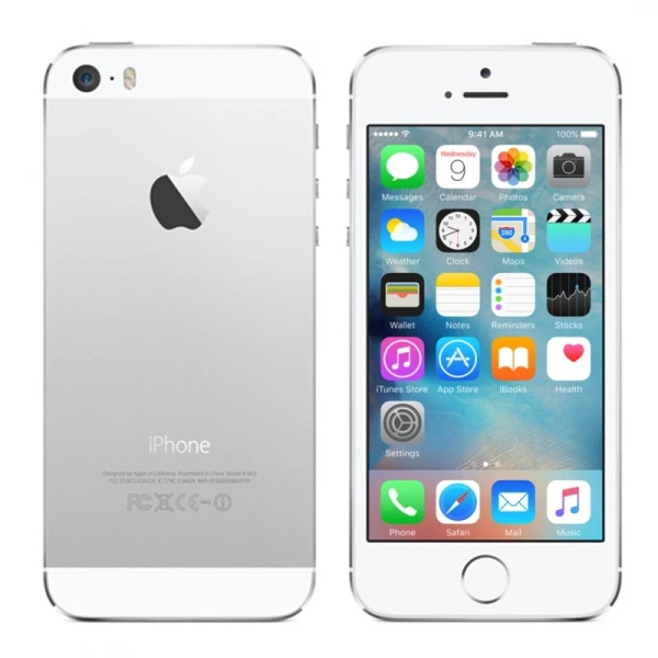 Apple iPhone 5S 16GB 5G entsperrt Smartphone silber – EXTRA 15% RABATT – GUT B+