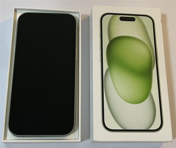 Apple iPhone 15 128GB 5G entsperrt Smartphone grün – 15% EXTRA RABATT – OPEN BOX