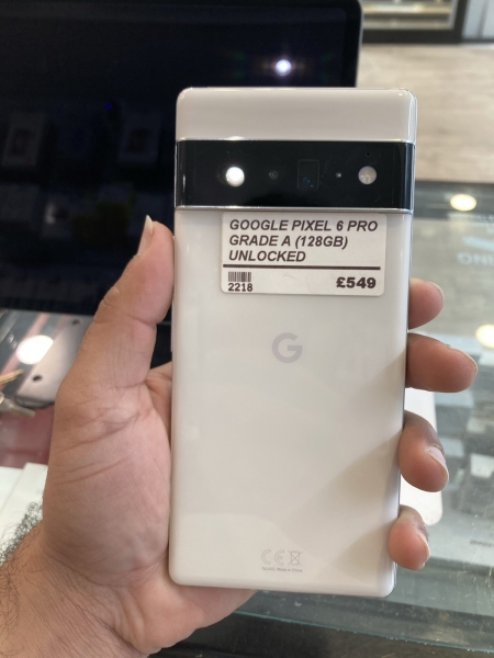 Google Pixel 6 Pro 128GB entsperrt Smartphone Cloud White