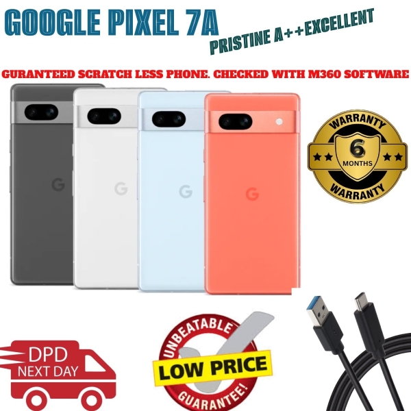 Google Pixel 7a 5G 128GB entsperrt Android Smartphone makelloser Zustand ALLE