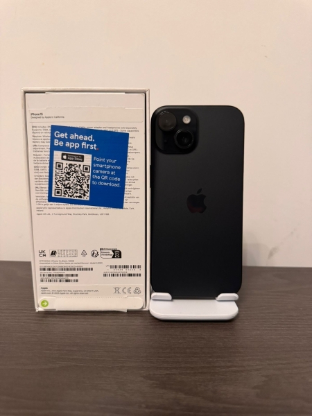 Apple iPhone 15 128GB schwarz, entsperrt Smartphone BH89% – Top Zustand Angebot