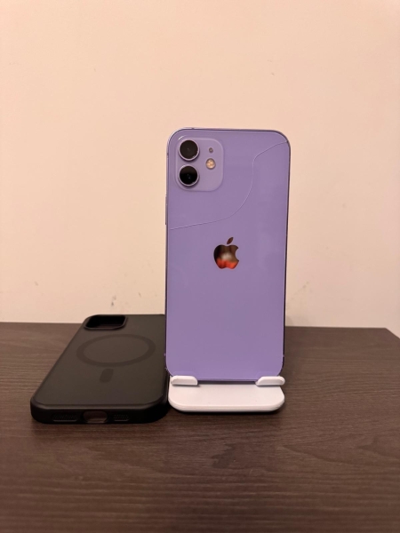 Apple iPhone 12 64GB lila, entsperrt Smartphone – Rückseite gesprungen Schnäppchenangebot