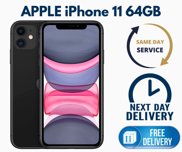 Apple iPhone 11 64GB Farbe schwarz entsperrt Smartphone sehr guter Zustand