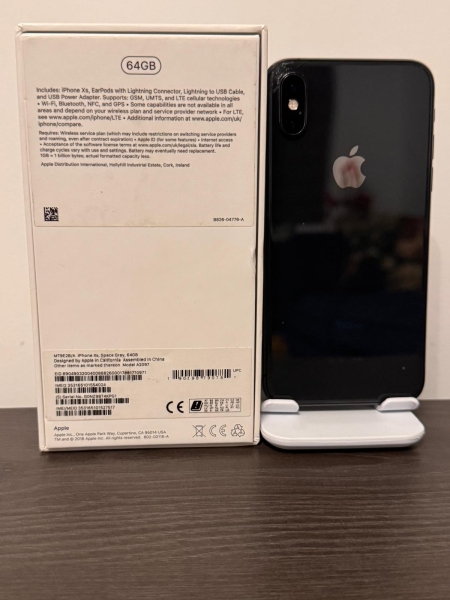 Apple iPhone XS 64GB Space Grau, entsperrt Smartphone kleiner Riss fast Kamera