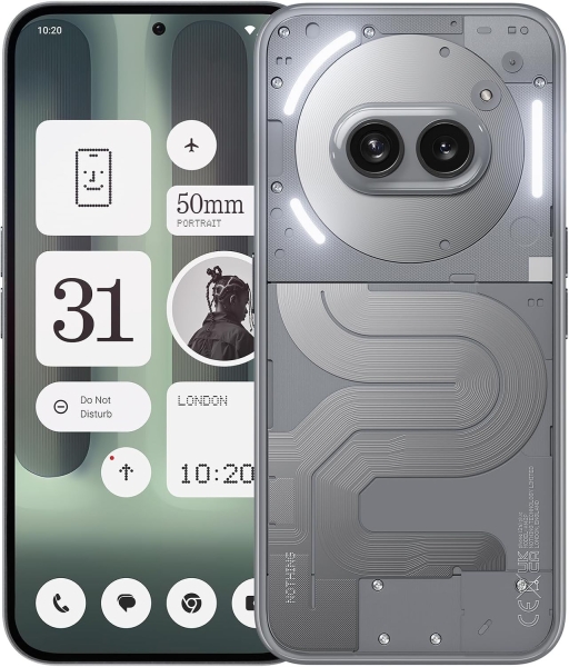 Handy Smartphone Nothing Phone 2a Plus 5G 6,7 “ 12GB+ 256GB Grau Grey OS 3.0