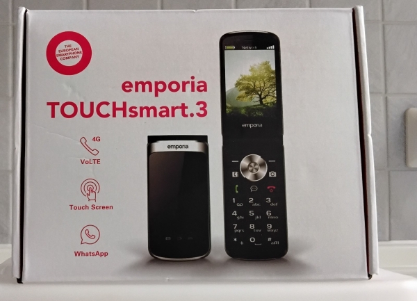 Smartphone emporia TOUCHsmart.3 , 16 GB Speicherplatz, 3,47 Zoll, 4G Internet
