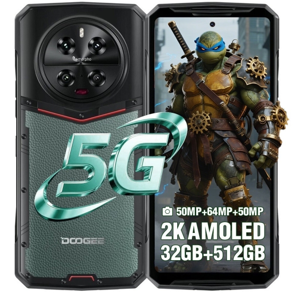 DOOGEE DK10 Outdoor Nachtsicht Smartphone 32GB+512GB 5G  Handy ohne vertrag NFC