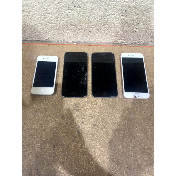 4 Stück Apple A1688/A1586/1332 Smartphone mehrfarbiger Touchscreen – für Ersatzteile