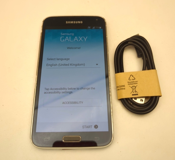 Samsung Galaxy S5 SM-G903F Smartphone blau 5,1″ AMOLED Display 12,0MP *O2*