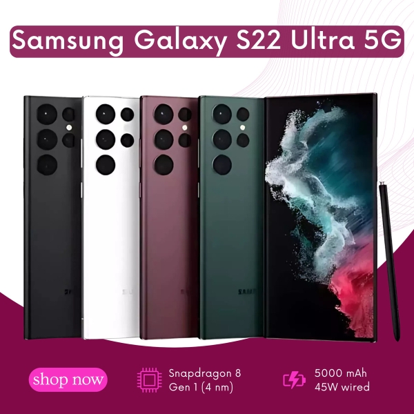 Neu Samsung Galaxy S22 Ultra S908U 5G 128GB/256GB/512GB Ohne Vertrag Smartphone