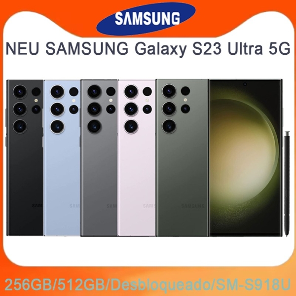 Neu Samsung Galaxy S23 Ultra (5G) 256GB/512GB Smartphone Handys Ohne Vertrag