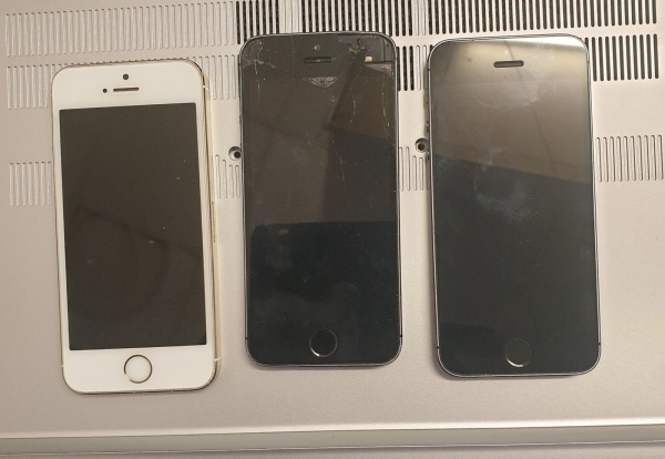 3x iPhone 5s Smartphone funktioniert nicht für Ersatzteile