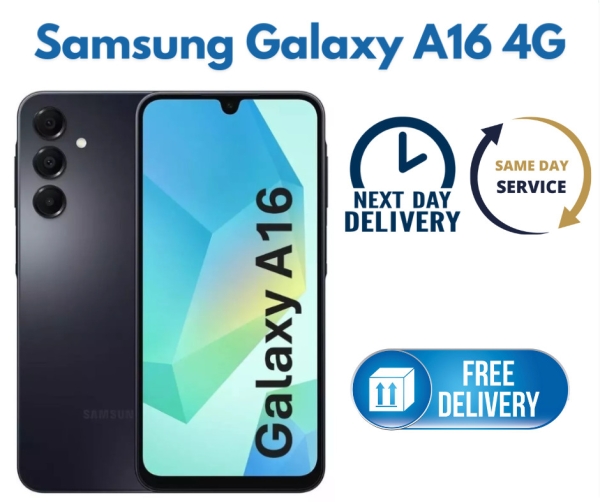 Samsung Galaxy A16 4G 128GB entsperrt Android Smartphone schwarz Farbe Dual Sim