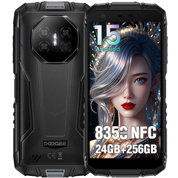 Outdoor-Smartphone Doogee Fire 3 Ultra Android 15  24 GB + 256 GB Dual-SIM / NFC
