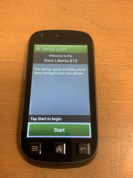 Doro Liberto 810 4GB Smartphone schwarz