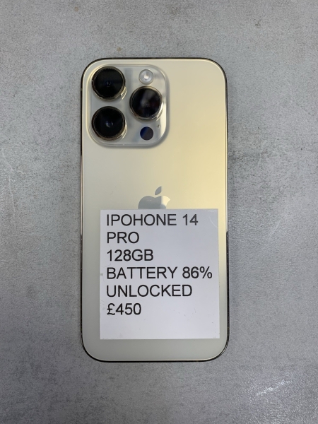 iPhone 14 Pro 128GB gold entsperrt Smartphone