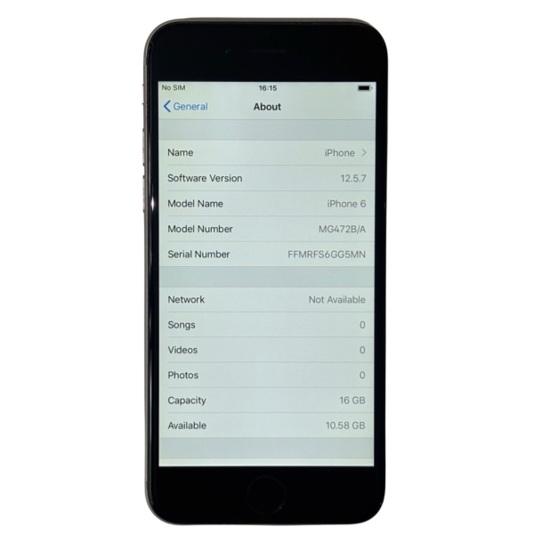 Apple iPhone 6 16GB Smartphone Space Grau iOS Handy Top Zustand