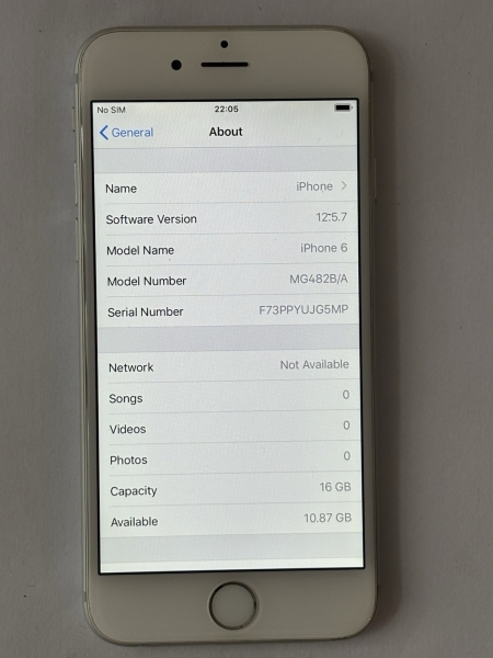 Apple iPhone 6 silber entsperrt 16GB 1GB RAM 4,7″ IOS Touchscreen Smartphone