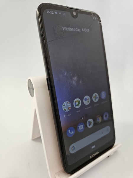 Nokia 2.2 schwarz entsperrt 16GB 2GB RAM 5,7″ Android Smartphone Riss